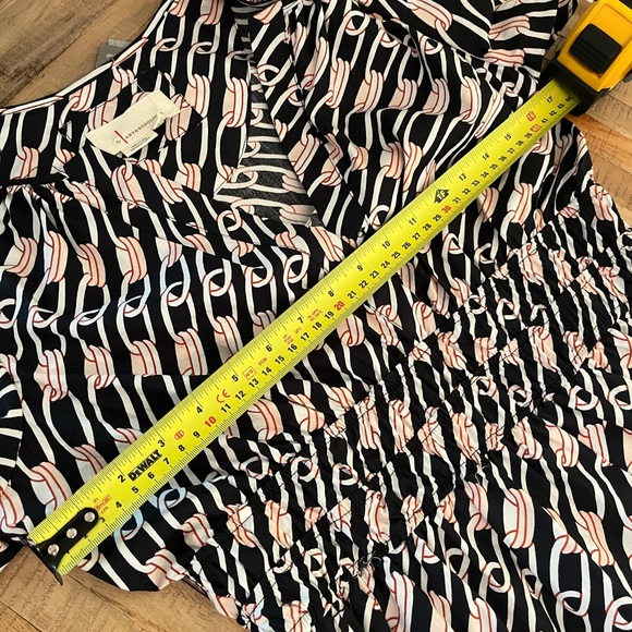 NWT Anthropologie Somerset Mini Dress Size Small  Petite Chain Link Pattern - Picture 11 of 15